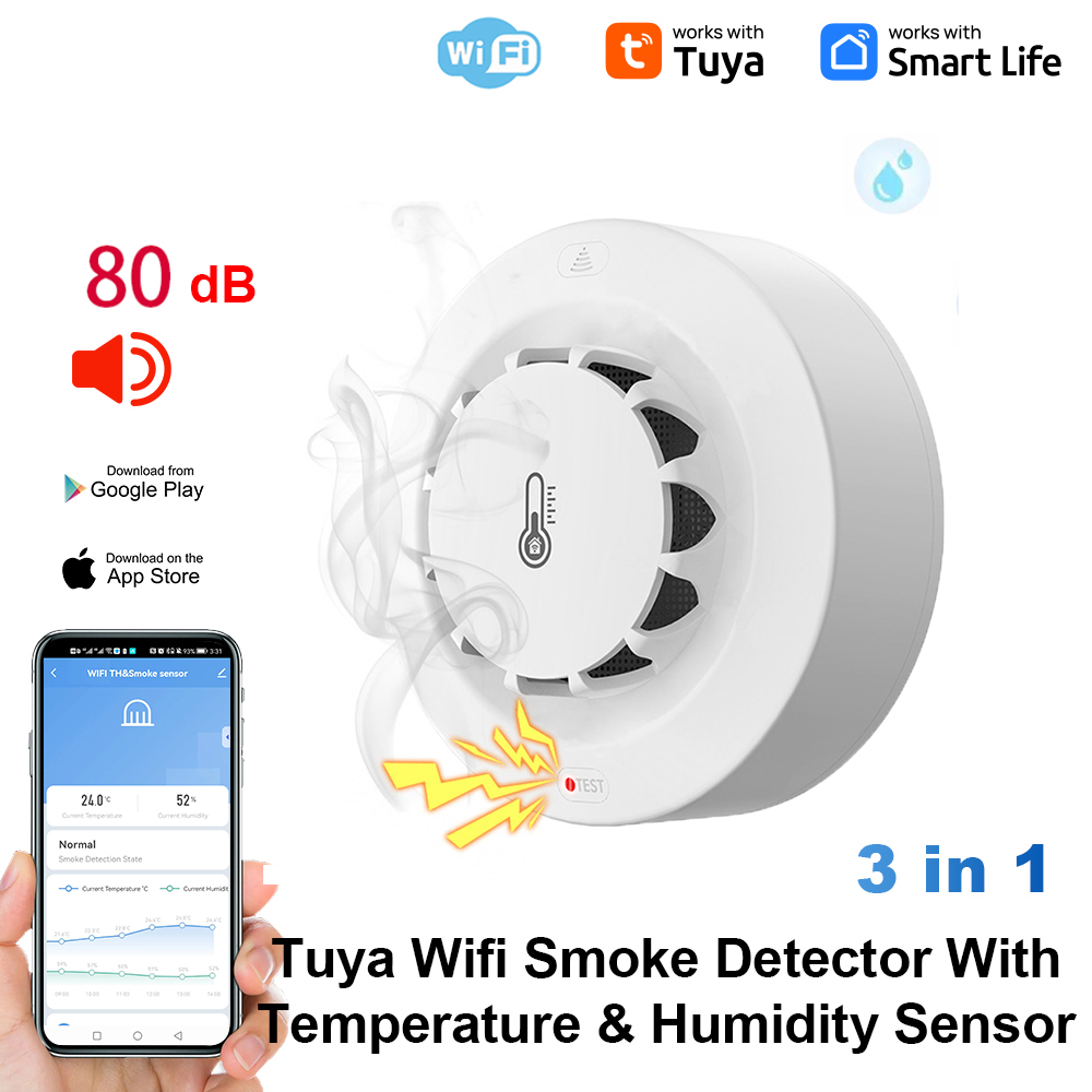 Smoke Leak Detector - Sensor de Temperatura y Humedad WiFi
