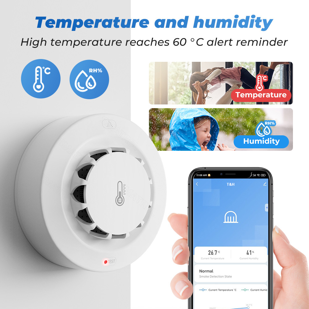 Sensor de Temperatura y Humeda - Smoke Leak Detector reseña y precio