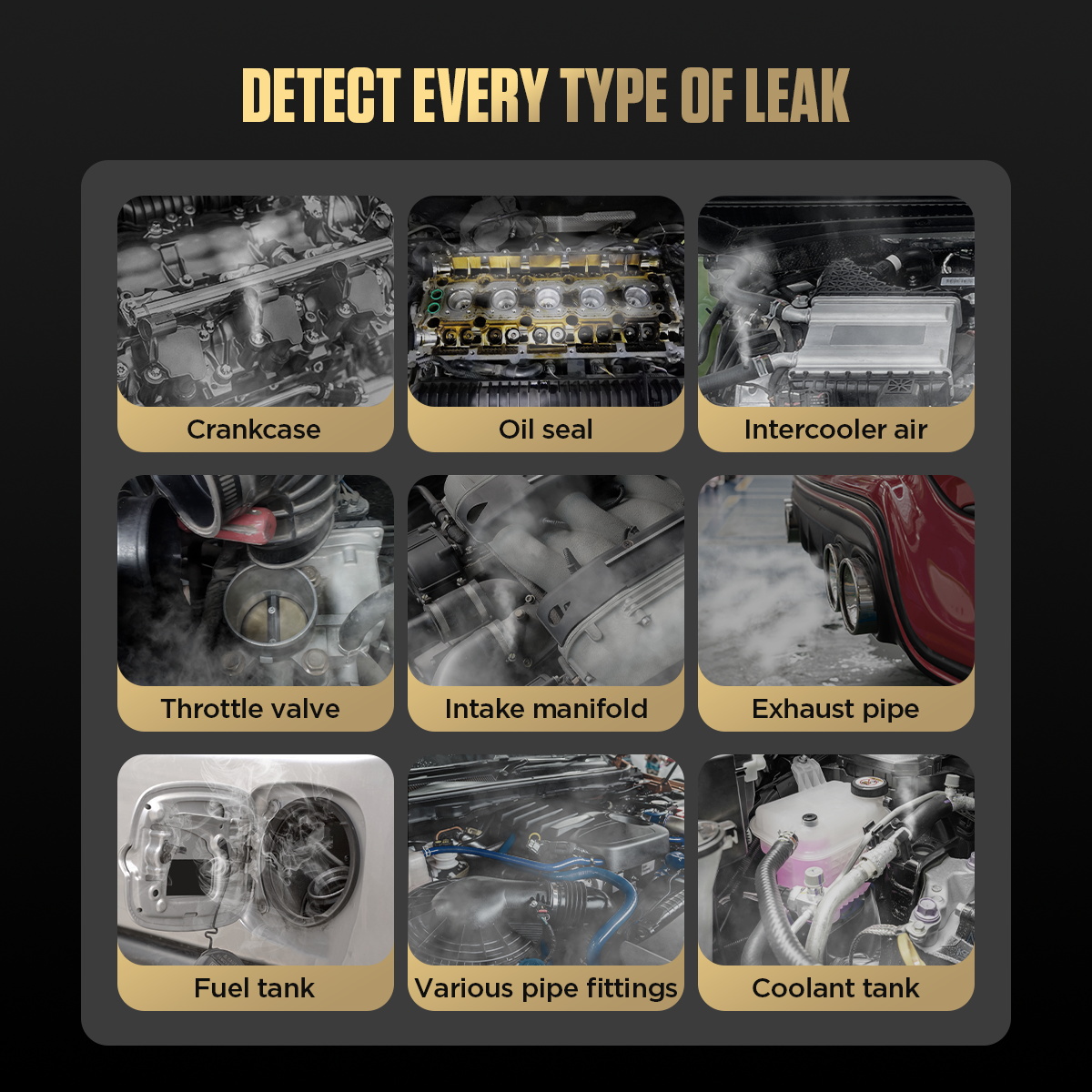 Detector de Fugas AUTOOL SDT10 - Smoke Leak Detector reseña y precio