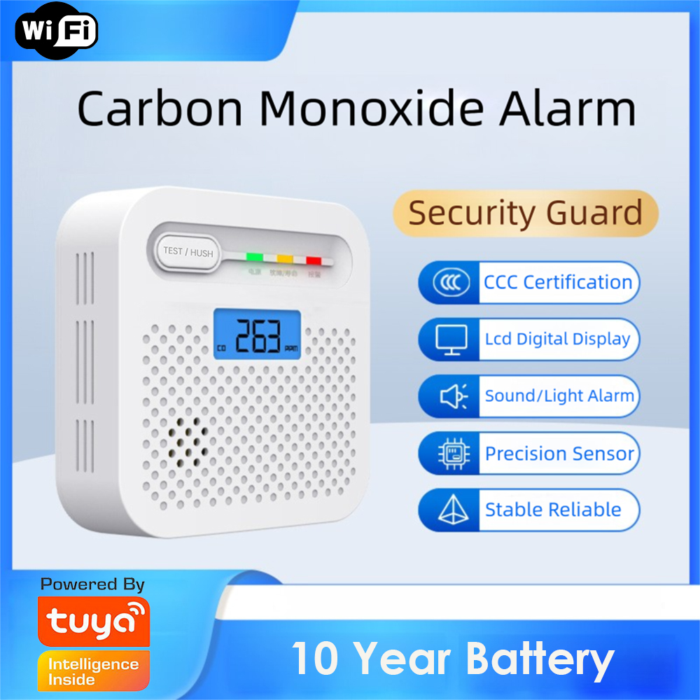 Detector de CO Inteligente WiF - Smoke Leak Detector reseña y precio