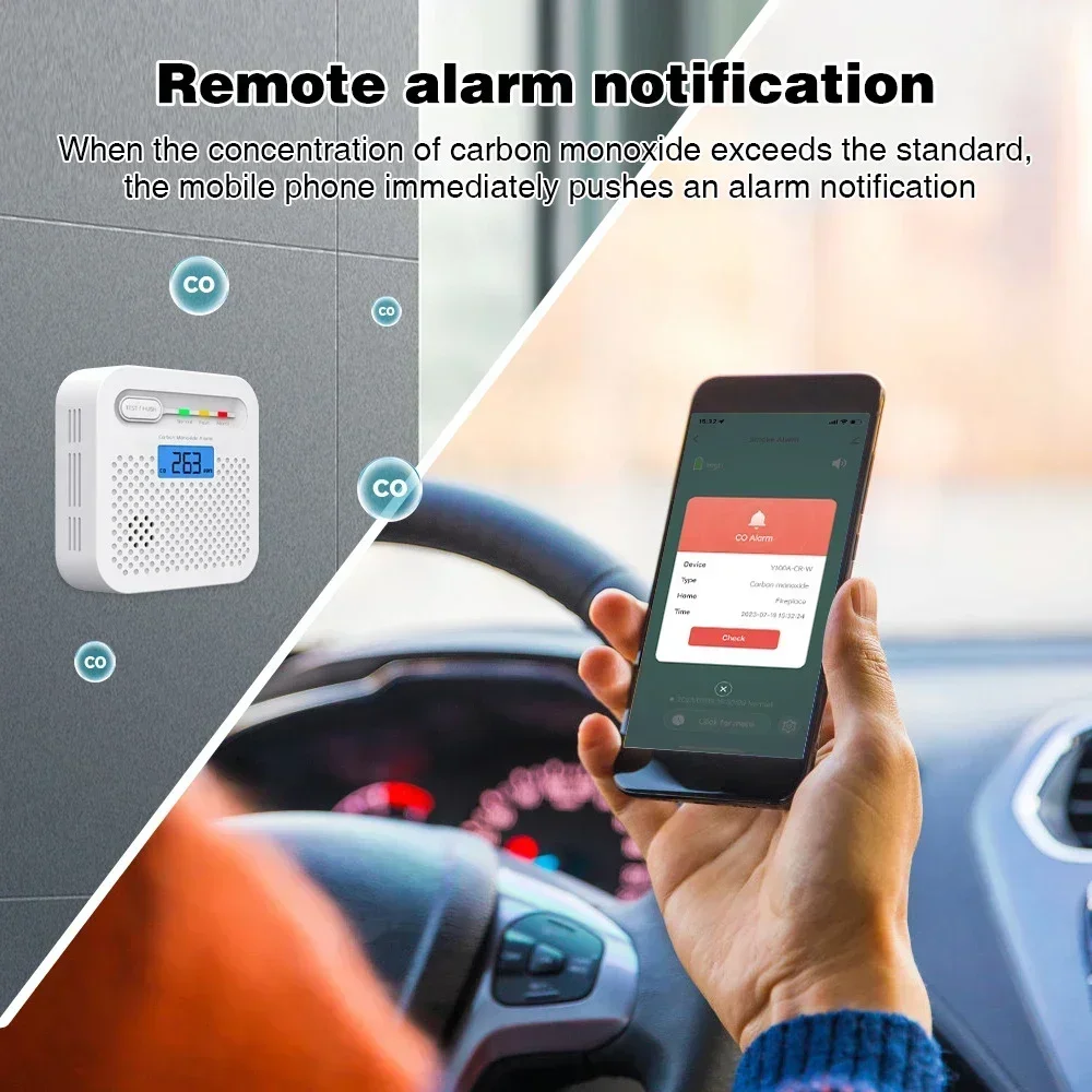 Detector de CO Inteligente WiF - Smoke Leak Detector reseña y precio