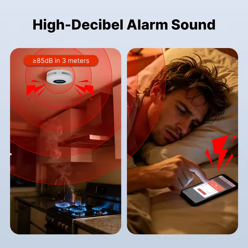 Detector de Humo y Monóxido de - Smoke Leak Detector reseña y precio