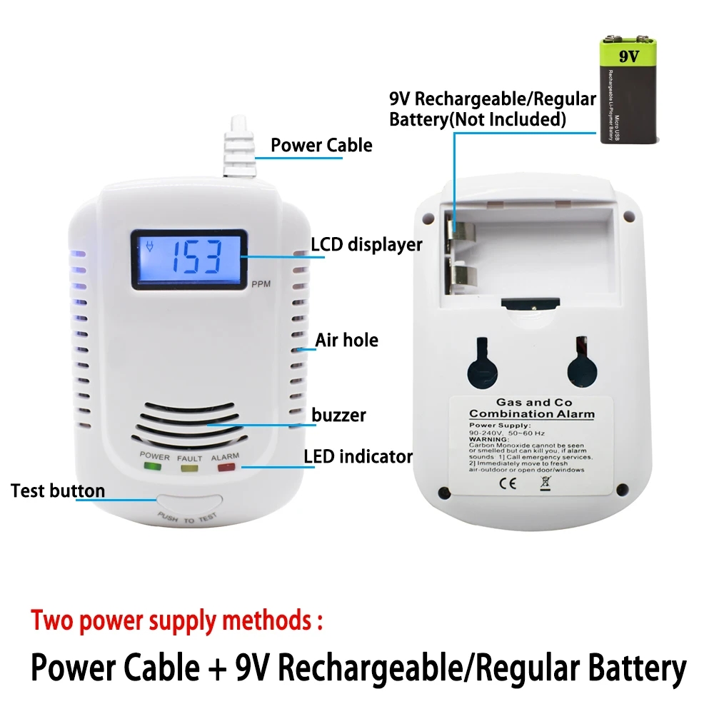 Nuevo Detector de fugas de CO  - Smoke Leak Detector reseña y precio